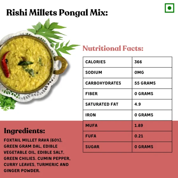 Foxtail Millets Pongal - Image 5
