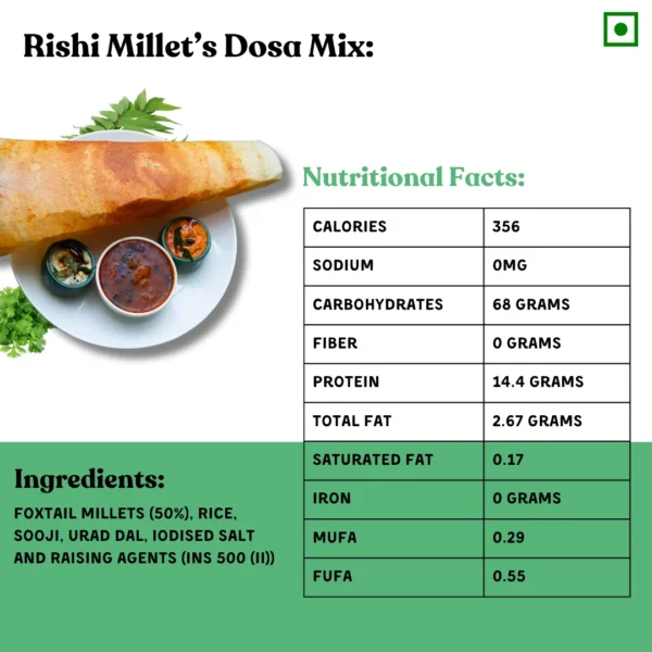 Foxtail Millet Instant Dosa Mix - Image 5