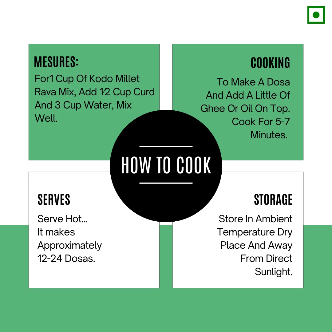 Kodo Millet Instant Dosa Mix - Image 4