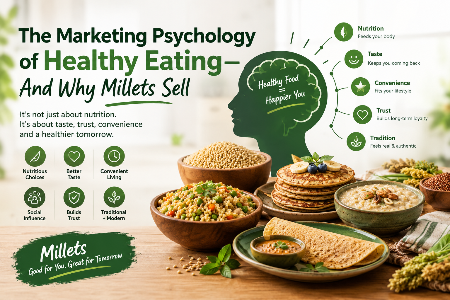 The Marketing Psychology of Healthy Eating | Why Millets Sell